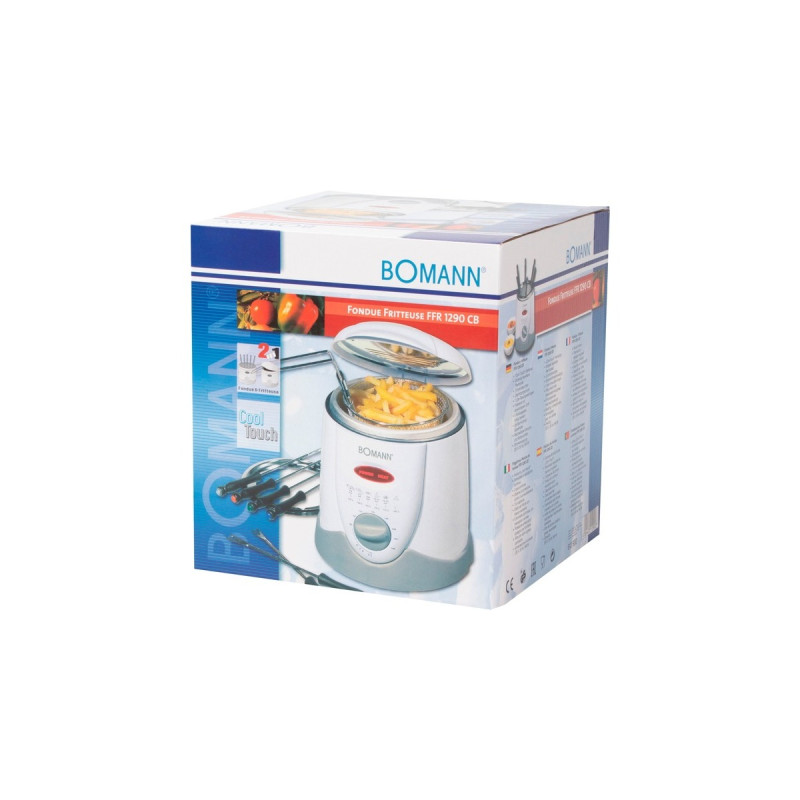 Bomann Fondue-Fritteuse FFR 1290 CB(weiß/hellgrau)