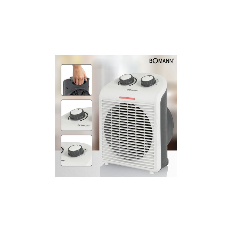 Bomann HL 6040 CB, Heizlüfter(weiß/grau)