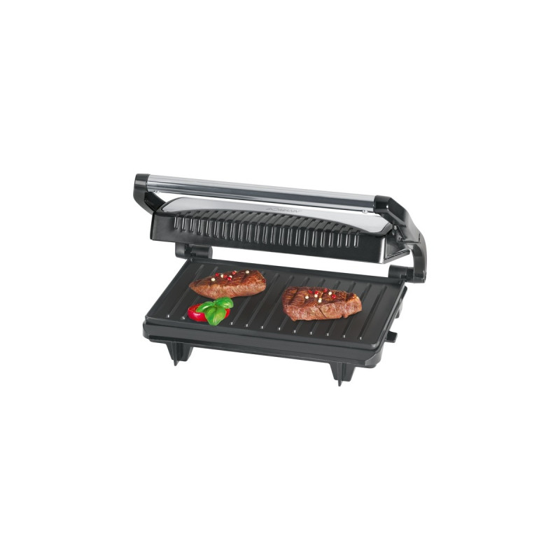 Bomann Kontaktgrill MG 2251 CB(edelstahl/schwarz, 700 Watt)