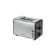 Bomann Toaster TA 1371 CB(edelstahl/schwarz, 850 Watt, für 2 Scheiben Toast)