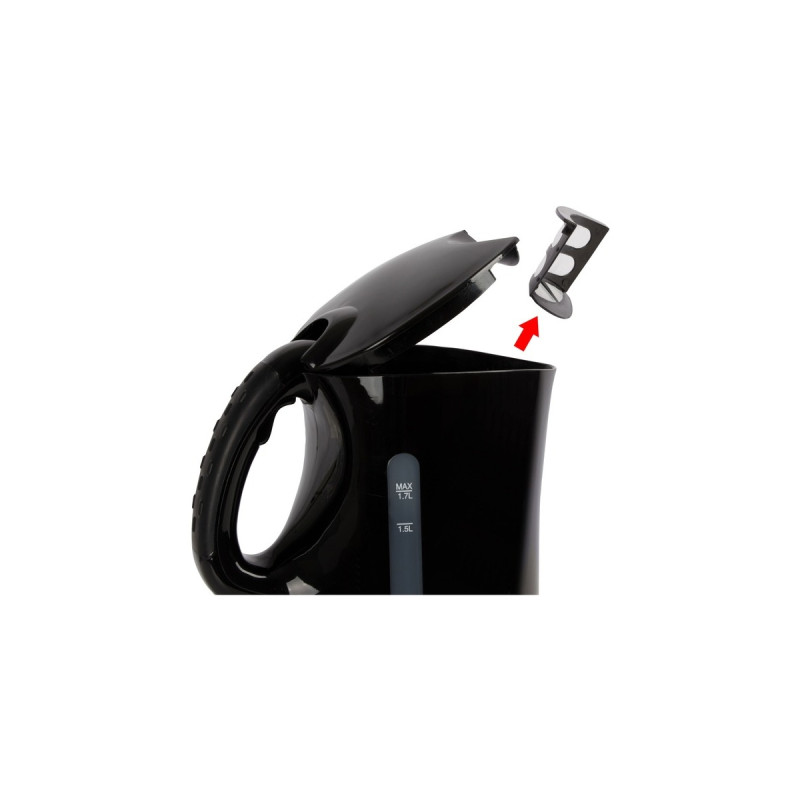 Bomann WK 5011 CB, Wasserkocher(schwarz, 1,7 Liter)