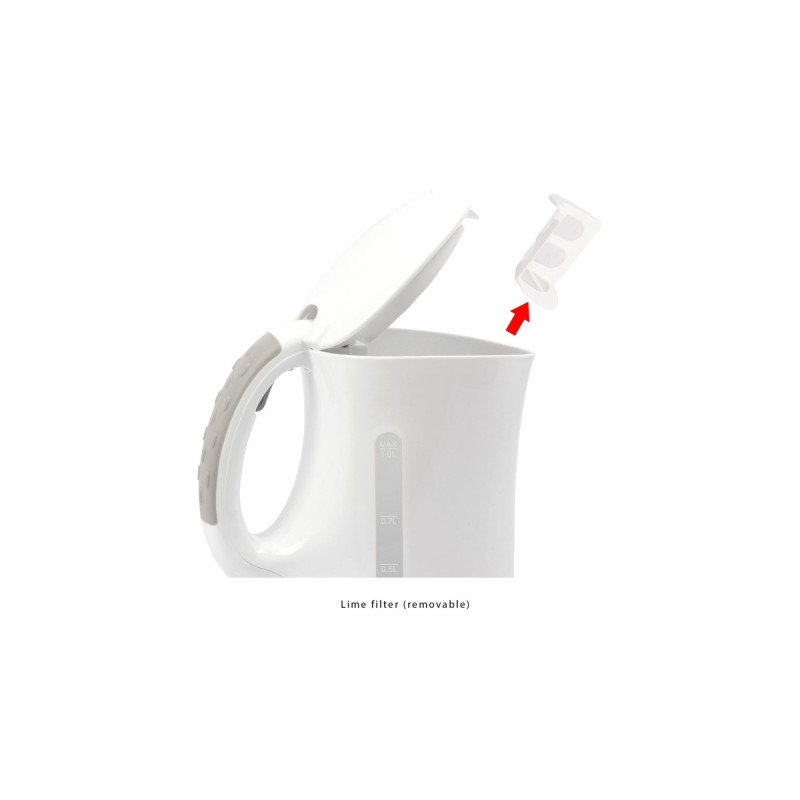 Bomann WK 5024, Wasserkocher(schwarz, 1 Liter)