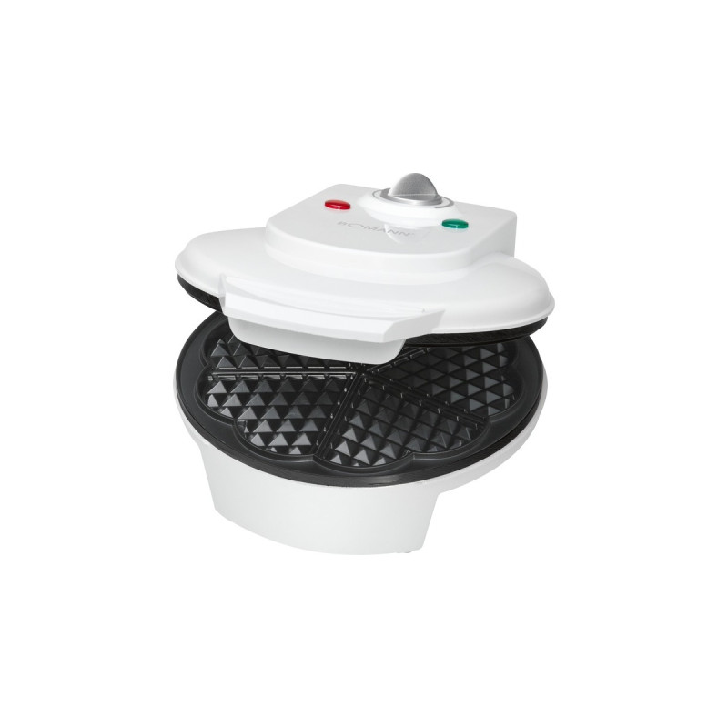 Bomann Waffeleisen WA 5018 CB(weiß, 1.200 Watt)