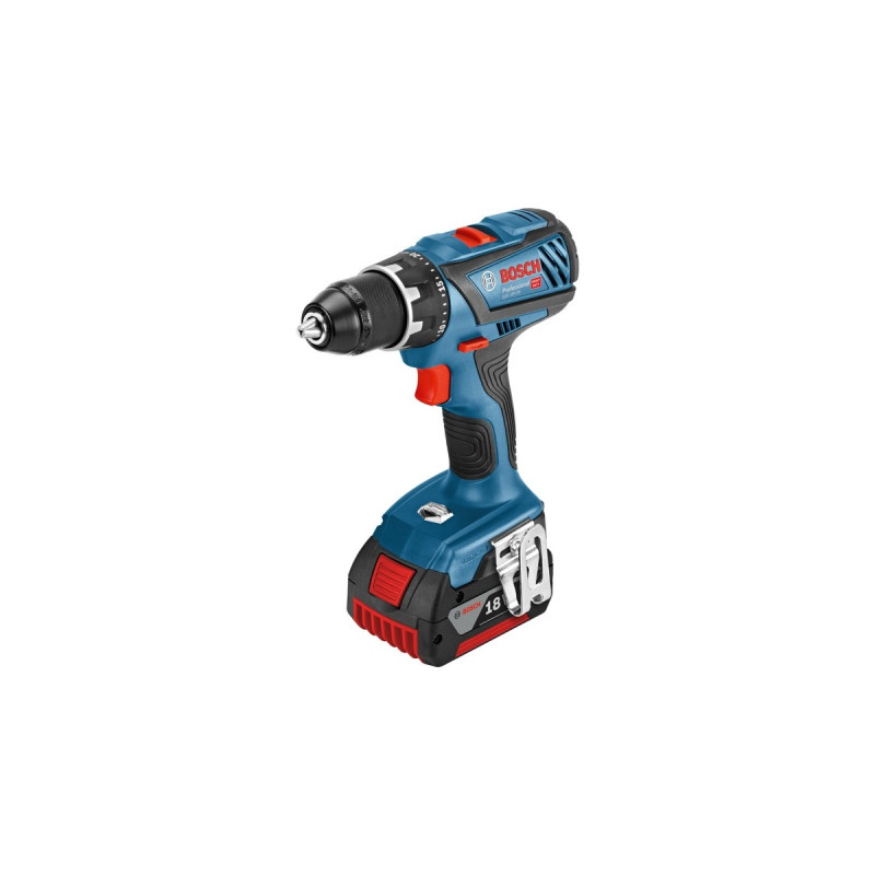 Bosch 18V-Set Bohrschrauber GSR 18V-28 + GBH 18 V-21 + GWS 18V-Li Professional(blau/schwarz, 2x Li-Ionen Akku 5,0Ah, Tasche)