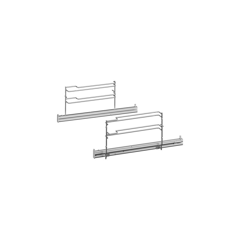 Bosch 1-fach Teleskopvollauszug HEZ638178, Backofenauszug(edelstahl, 45 cm, pyrolysefähig)