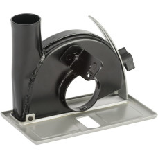 Bosch Absaughaube mit Führungsschlitten, Ø 115/125mm, Staubsauger-Aufsatz(schwarz, für Winkelschleifer)