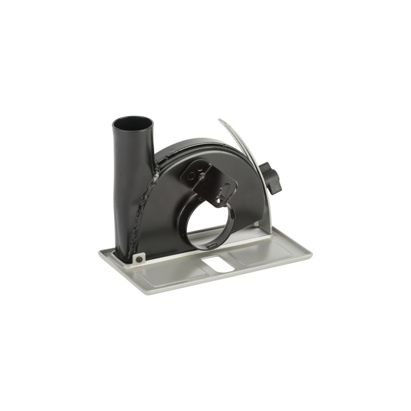 Bosch Absaughaube mit Führungsschlitten, Ø 115/125mm, Staubsauger-Aufsatz(schwarz, für Winkelschleifer)