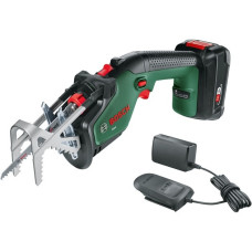 Bosch Akku-Astsäge Keo, 18Volt(grün/schwarz, Li-Ionen Akku 2,0Ah, POWER FOR ALL ALLIANCE)