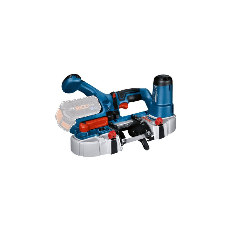 Bosch Akku-Bandsäge GCB 18V-63 Professional Solo, 18Volt(blau/schwarz, ohne Akku und Ladegerät, L-BOXX)