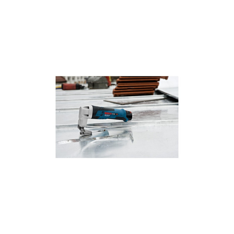 Bosch Akku-Blechschere GSC 12V-13 Professional, 12Volt(blau/schwarz, Li-Ionen-Akku 2,0 Ah, in L-BOXX)