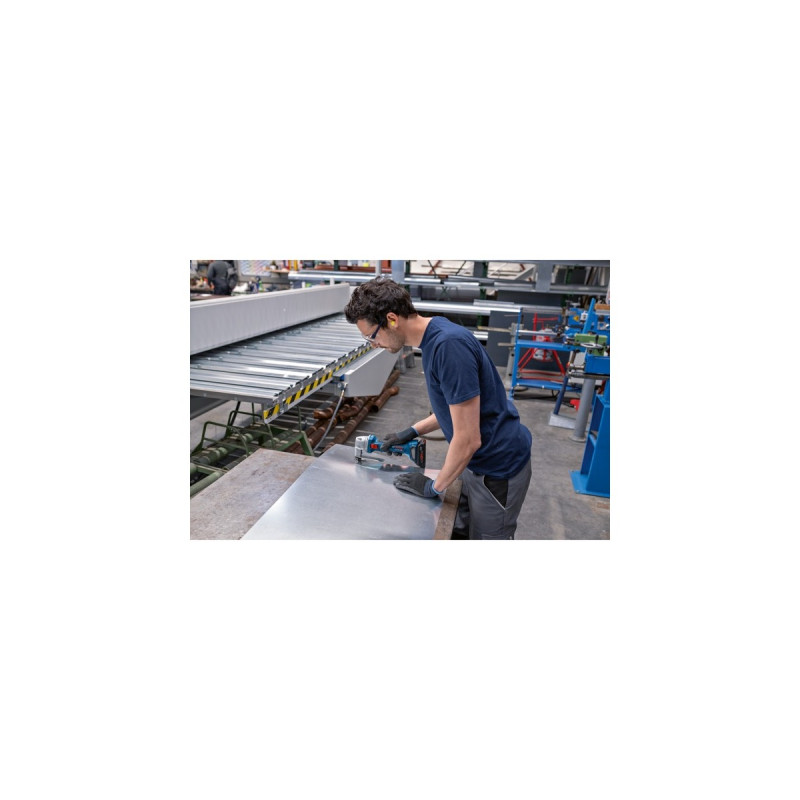 Bosch Akku-Blechschere GSC 18V-16 E Professional solo, 18Volt(blau/schwarz, ohne Akku und Ladegerät)