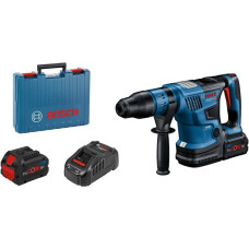 Bosch Akku-Bohrhammer BITURBO GBH 18V-36 C Professional(blau/schwarz, 2x Akku ProCORE18V 5,5Ah, Bluetooth Modul, im Koffer)
