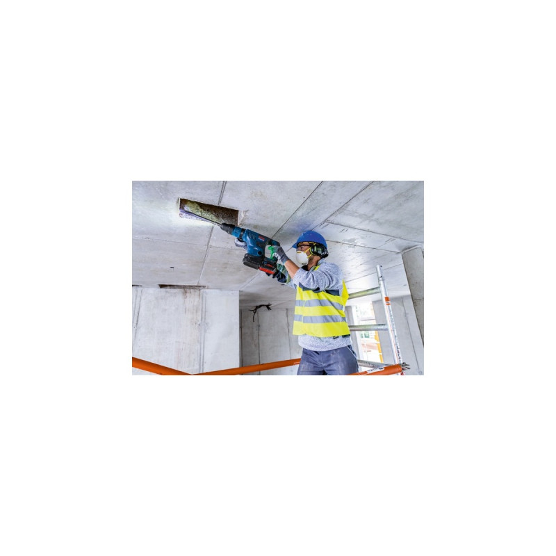 Bosch Akku-Bohrhammer BITURBO GBH 18V-36 C Professional(blau/schwarz, 2x Akku ProCORE18V 5,5Ah, Bluetooth Modul, im Koffer)