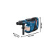 Bosch Akku-Bohrhammer BITURBO GBH 18V-40 C Professional, 18Volt(blau/schwarz, 2x Akku ProCORE18V 8,0Ah, in XL-BOXX)