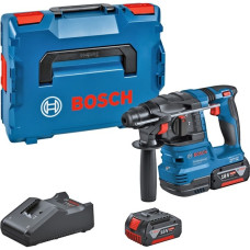 Bosch Akku-Bohrhammer GBH 18V-22 Professional, 18Volt(blau/schwarz, 2x Li-Ionen Akku 4,0Ah, in L-BOXX)