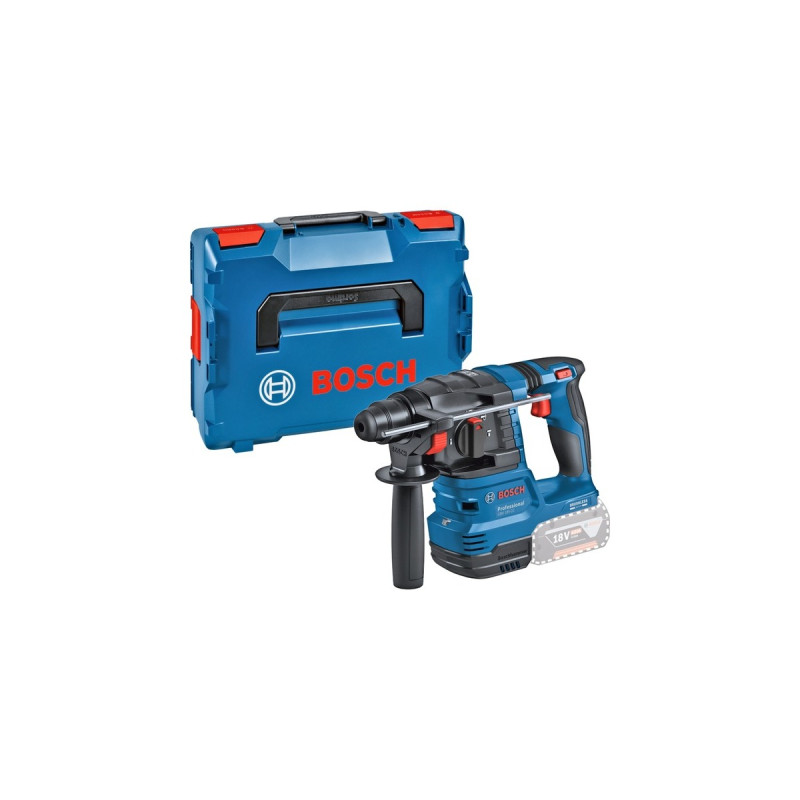 Bosch Akku-Bohrhammer GBH 18V-22 Professional solo, 18Volt(blau/schwarz, ohne Akku und Ladegerät, in L-BOXX)