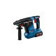 Bosch Akku-Bohrhammer GBH 18V-24 C Professional, 18Volt(blau/schwarz, 2x Li-Ionen Akku 5,0Ah, Bluetooth, in L-BOXX)