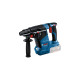 Bosch Akku-Bohrhammer GBH 18V-24 C Professional solo, 18Volt(blau/schwarz, ohne Akku und Ladegerät, mit Bluetooth, in L-BOXX)