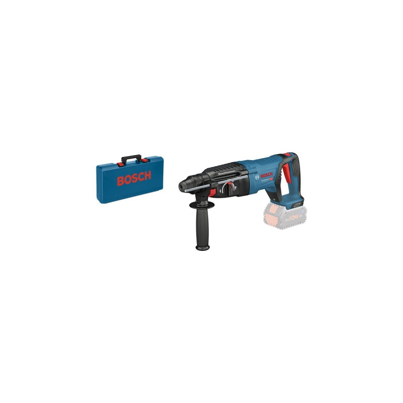 Bosch Akku-Bohrhammer GBH 18V-26 D Professional solo, 18Volt(blau/schwarz, ohne Akku und Ladegerät, im Koffer)