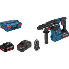 Bosch Akku-Bohrhammer GBH 18V-26 F Professional(blau/schwarz, 2x Akku ProCORE18V 8,0Ah, L-BOXX)