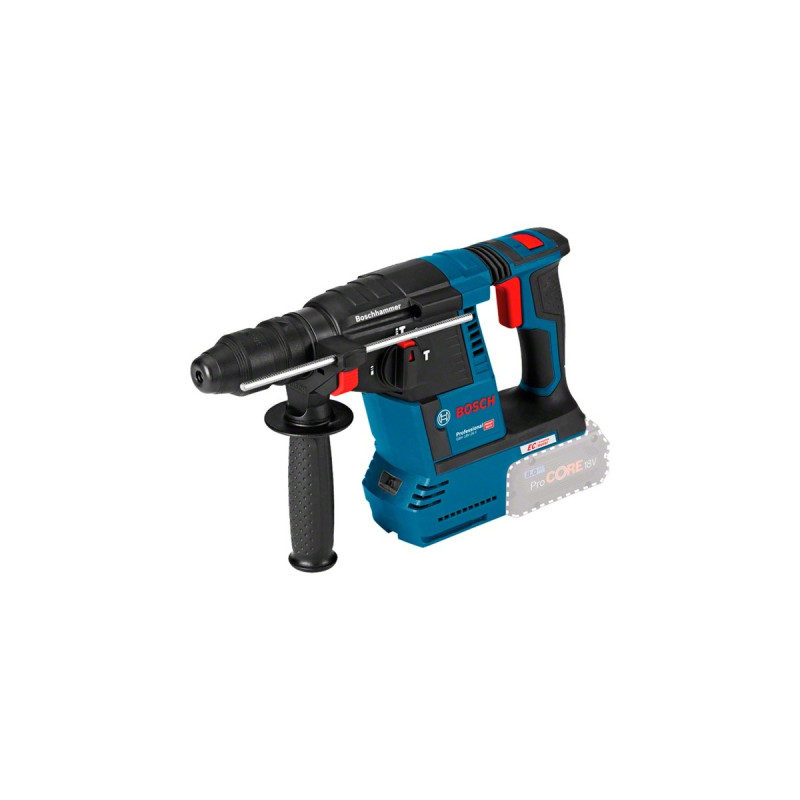 Bosch Akku-Bohrhammer GBH 18V-26 F Professional solo, 18Volt(blau/schwarz, ohne Akku und Ladegerät)