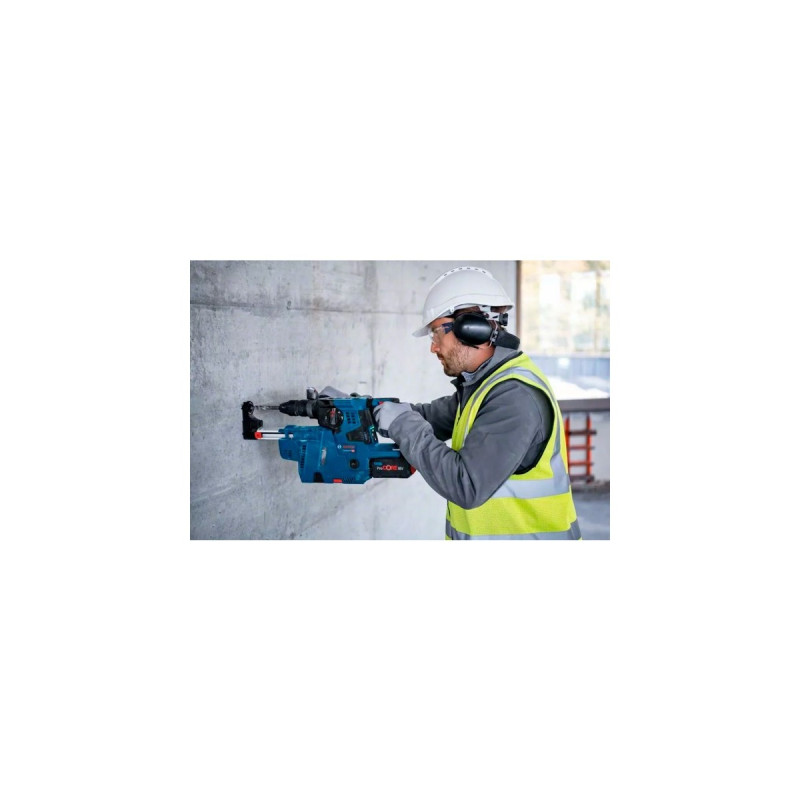 Bosch Akku-Bohrhammer GBH 18V-28 CF Professional solo, 18Volt(blau/schwarz, ohne Akku und Ladegerät, Bluetooth, in L-BOXX)