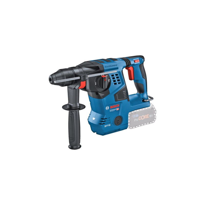 Bosch Akku-Bohrhammer GBH 18V-28 C Professional solo, 18Volt(blau/schwarz, ohne Akku und Ladegerät, mit Bluetooth)