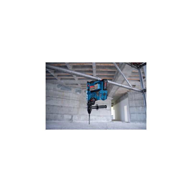 Bosch Akku-Bohrhammer GBH 18V-28 C Professional solo, 18Volt(blau/schwarz, ohne Akku und Ladegerät, mit Bluetooth)