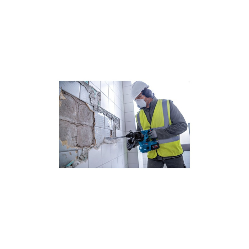 Bosch Akku-Bohrhammer GBH 18V-28 C Professional solo, 18Volt(blau/schwarz, ohne Akku und Ladegerät, mit Bluetooth, in L-BOXX)