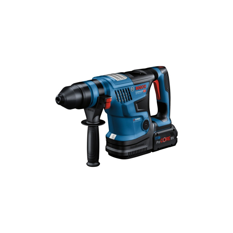 Bosch Akku-Bohrhammer GBH 18V-34 CF Professional(blau/schwarz, 2x Akku ProCORE18V 5,5Ah, Bluetooth Modul, Koffer)