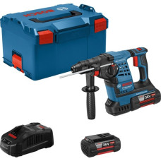 Bosch Akku-Bohrhammer GBH 36 VF-LI Plus Professional(blau/schwarz, 2x Li-Ionen Akku 6,0Ah, in L-BOXX)