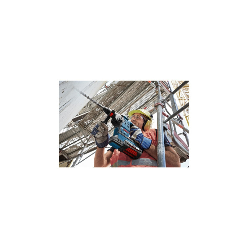 Bosch Akku-Bohrhammer GBH 36 VF-LI Plus Professional(blau/schwarz, 2x Li-Ionen Akku 6,0Ah, in L-BOXX)