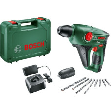 Bosch Akku-Bohrhammer Uneo, 12Volt(grün/schwarz, Li-Ion-Akku 2,0Ah, im Koffer)