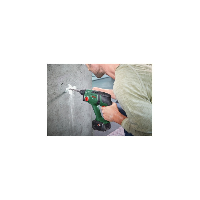 Bosch Akku-Bohrhammer UniversalHammer 18V BARETOOL, Adapter(grün/schwarz, ohne Akku und Ladegerät, POWER FOR ALL ALLIANCE)