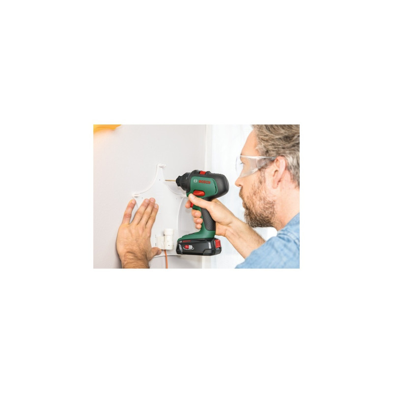 Bosch Akku-Bohrschrauber AdvancedDrill 18(grün/schwarz, 2x Li-Ionen Akku 2,5Ah, Koffer, POWER FOR ALL ALLIANCE)