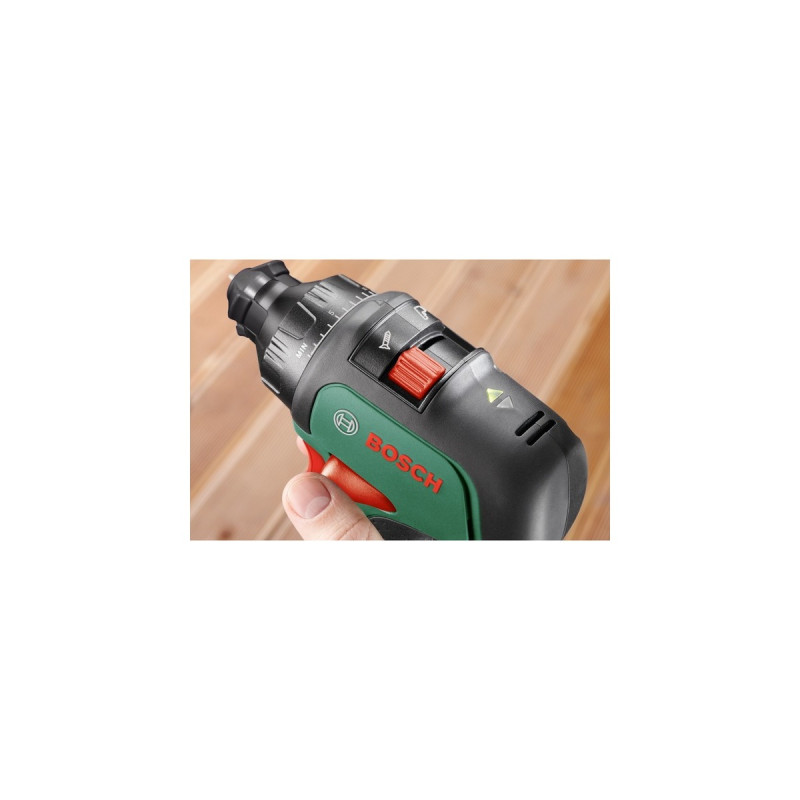 Bosch Akku-Bohrschrauber AdvancedDrill 18, mit Aufsätzen(grün/schwarz, Li-Ionen Akku 2,5Ah, Koffer, POWER FOR ALL ALLIANCE)
