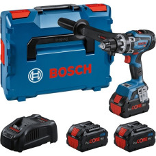 Bosch Akku-Bohrschrauber BITURBO GSR 18V-150 C Professional, 18Volt(blau/schwarz, 3x Akku ProCORE18V 8,0Ah, L-BOXX)