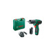 Bosch Akku-Bohrschrauber EasyDrill 1200(grün/schwarz, 2x Li-Ionen Akku 1,5Ah, Koffer)