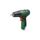 Bosch Akku-Bohrschrauber EasyDrill 1200 + Bit- und Bohrer-Set(grün/schwarz, 2x Li-Ionen Akku 1,5Ah, Koffer)
