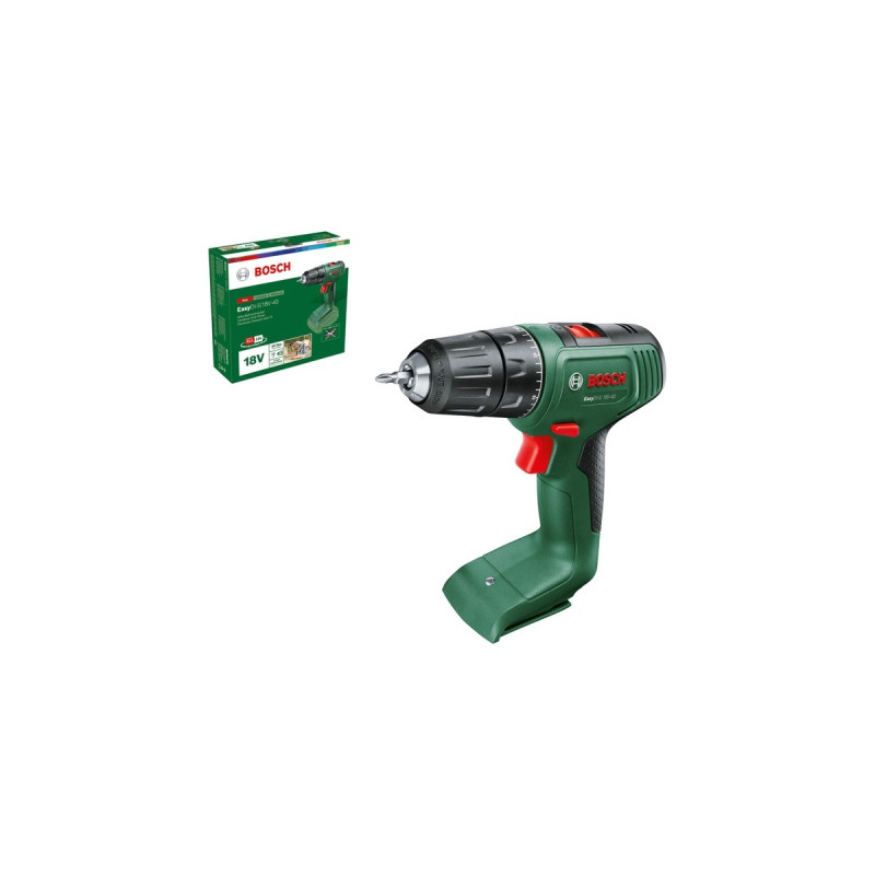 Bosch Akku-Bohrschrauber EasyDrill 18V-40(grün/schwarz, ohne Akku und Ladegerät, POWER FOR ALL ALLIANCE)