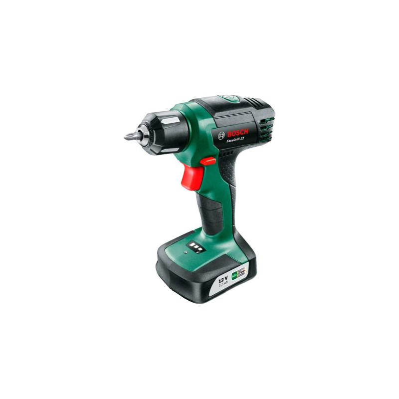 Bosch Akku-Bohrschrauber Easydrill 12, 12Volt(grün/schwarz, Li-Ionen Akku 1,5Ah)
