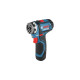Bosch Akku-Bohrschrauber GSR 12V-15 FC Professional, 12Volt(blau/schwarz, 2x Li-Ionen Akku 2,0Ah, in L-BOXX)