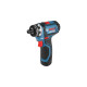 Bosch Akku-Bohrschrauber GSR 12V-15 FC Professional, 12Volt(blau/schwarz, 2x Li-Ionen Akku 2,0Ah, in L-BOXX)