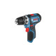 Bosch Akku-Bohrschrauber GSR 12V-15 FC Professional, 12Volt(blau/schwarz, 2x Li-Ionen Akku 2,0Ah, in L-BOXX)