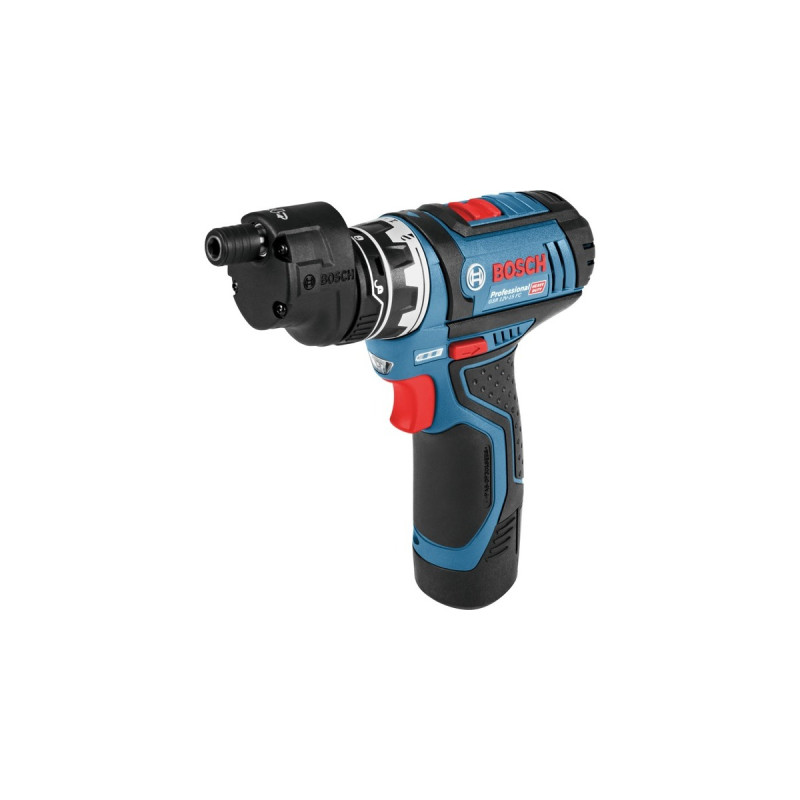 Bosch Akku-Bohrschrauber GSR 12V-15 FC Professional, 12Volt(blau/schwarz, 2x Li-Ionen Akku 2,0Ah, in L-BOXX)