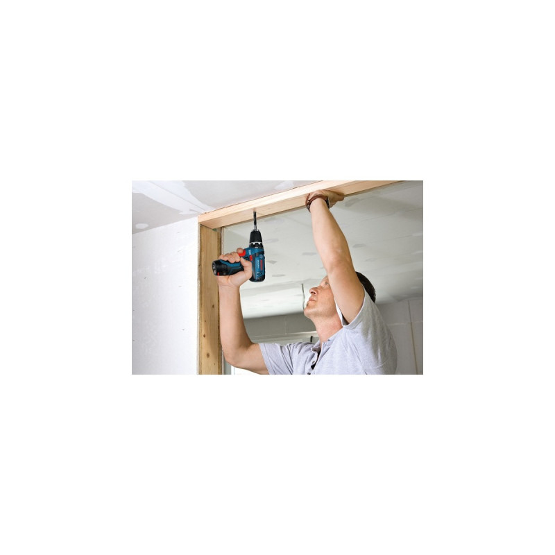 Bosch Akku-Bohrschrauber GSR 12V-15 Professional, 12 Volt(blau/schwarz, 2x Li-Ionen Akku 2,0Ah)