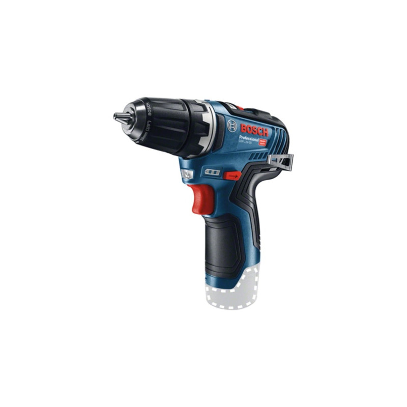 Bosch Akku-Bohrschrauber GSR 12V-35 solo Professional, 12Volt(blau/schwarz, ohne Akku und Ladegerät)