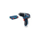 Bosch Akku-Bohrschrauber GSR 12V-35 solo Professional, 12Volt(blau/schwarz, ohne Akku und Ladegerät, L-BOXX)