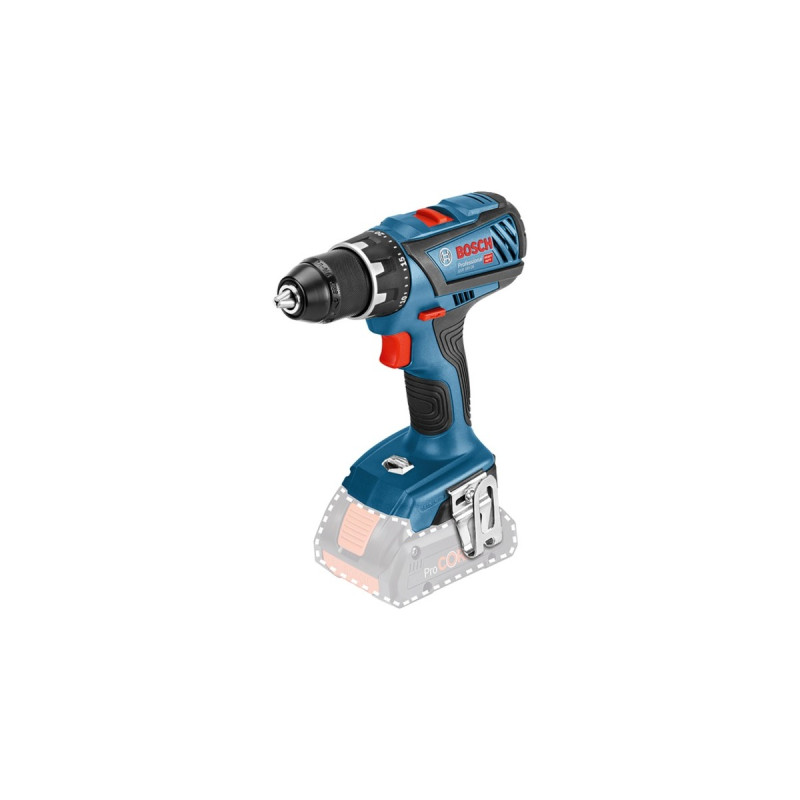 Bosch Akku-Bohrschrauber GSR 18V-28 Professional solo, 18Volt(blau/schwarz, ohne Akku und Ladegerät, in L-BOXX)