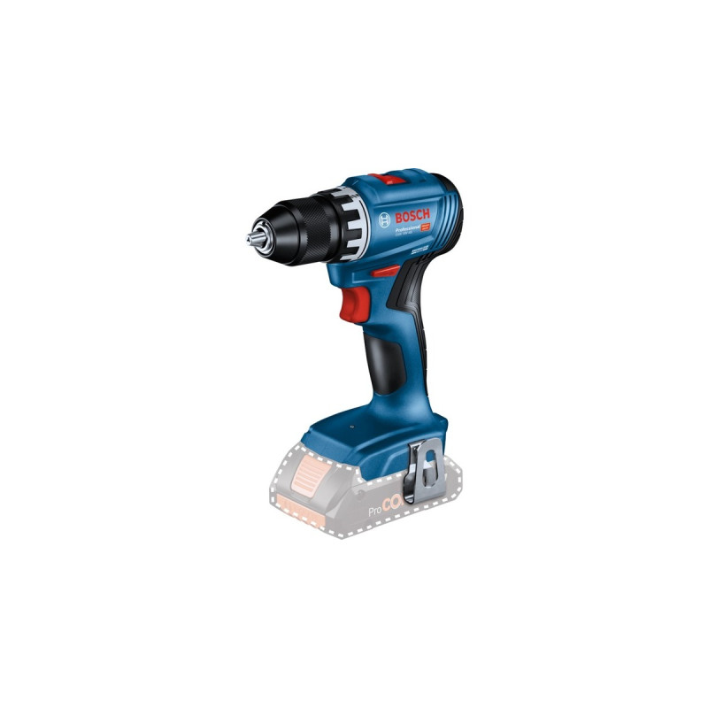 Bosch Akku-Bohrschrauber GSR 18V-45 Professional solo, 18Volt(blau/schwarz, ohne Akku und Ladegerät)